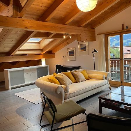 شقة Attic In The Alps Luzein المظهر الخارجي الصورة