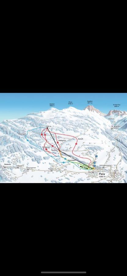 شقة Attic In The Alps Luzein المظهر الخارجي الصورة