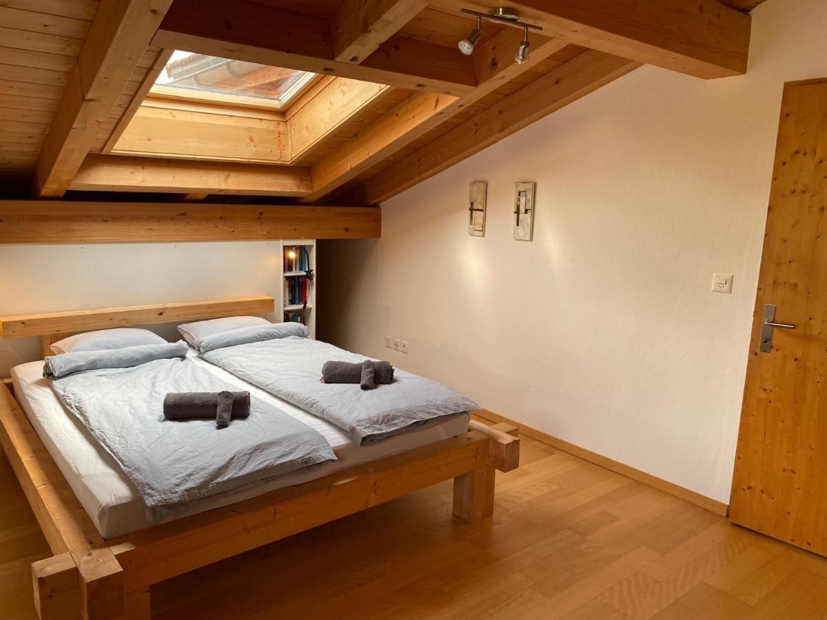 شقة Attic In The Alps Luzein المظهر الخارجي الصورة